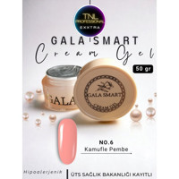 Gala Smart Cream 6 Krem - Pembe Parlak Kalıcı Jel Oje