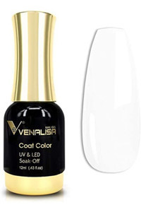 Venalisa Uv Coat Color 1123 Rakı Beyazı Parlak Kalıcı Oje