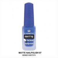 Gabrini Flat Brush 07 Mavi Mat Oje