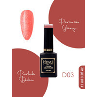 Misyul Nail Art D03 Pembe Işıltılı Kalıcı Oje
