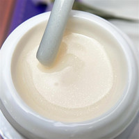 Patrisa Nail Soft Pudding Milk Krem Işıltılı Kalıcı Simli Jel Oje