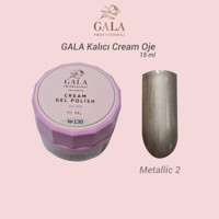 Gala Smart Professional Cream 2 Gri Metalik Kalıcı Jel Oje