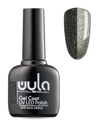 Wula Nailsoul Lunar Shine Disco 711 Gri Işıltılı Kalıcı Simli Oje