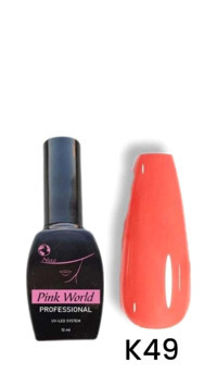 Pink World K49 Pembe Parlak Kalıcı Oje