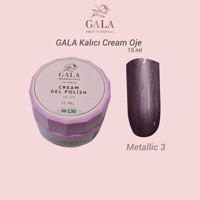 Gala Smart Professional Cream 3 Mor Metalik Kalıcı Jel Oje