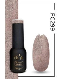 Cr-Oje Disco FC299 Bej Işıltılı Kalıcı Simli Oje