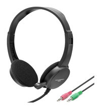 Hadron HD1296 Silikonlu Mikrofonlu 3.5 mm Jak Kablolu Kulaklık Siyah