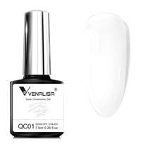 Venalisa Uv Quick Construction QC-01 Beyaz Parlak Kalıcı Oje