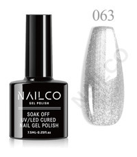 NailCo NC063 Gümüş Işıltılı Kalıcı Simli Oje