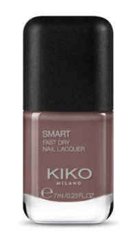 Kiko Milano Smart Fast Dry Dark Mauve 06 Mor Parlak Oje
