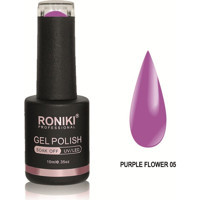 Roniki Pumpkin Color 05 Mor Parlak Kalıcı Oje