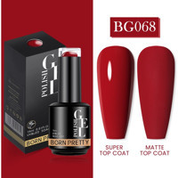 Born Pretty Pro New Series BG068 Bordo Parlak Kalıcı Oje