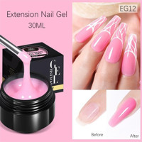 Born Pretty Extension Nail EG12 Pembe Parlak Kalıcı Jel Oje