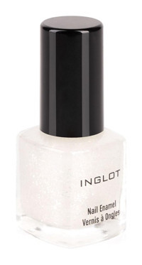 Inglot Nail Enamel 245 Beyaz Parlak Simli Oje
