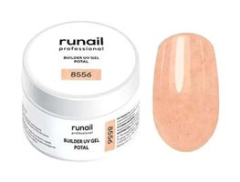 Runail Builder 8556 Turuncu Işıltılı Kalıcı Simli Jel Oje