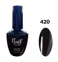 Nail Master 420 Siyah Parlak Kalıcı Oje