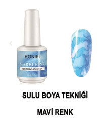 Roniki Blooming Mavi Parlak Kalıcı Oje