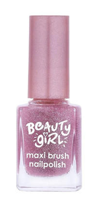 Beauty Girl Glossy Pink 19 Pembe Işıltılı Simli Oje