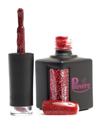 Piovere Disko 08 Bordo Işıltılı Kalıcı Simli Oje