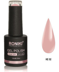 Roniki Transparent KE52 Kırmızı Parlak Kalıcı Oje