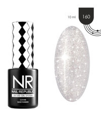 Nail Republic Wedding 160 Gri Işıltılı Kalıcı Simli Oje