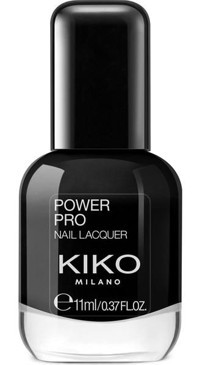 Kiko Milano Power Pro Black 30 Siyah Parlak Oje