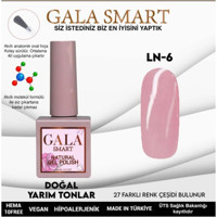 Gala Smart Natural LN6 Lila Parlak Kalıcı Simli Oje
