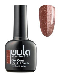 Wula Nailsoul Lunar Shine Disco 716 Kahverengi Işıltılı Kalıcı Simli Oje