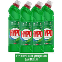 Hyper Hypo Çam Tazeliği Banyo-Mutfak İçin Konsantre Jel Çamaşır Suyu 4x750 ml
