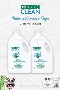 Green Clean Bitkisel Kokulu Banyo-Mutfak İçin Sıvı Çamaşır Suyu 2x2.75 lt