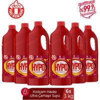 Hyper Hypo Kokulu Banyo-Mutfak İçin Konsantre Jel Çamaşır Suyu 6x3 lt