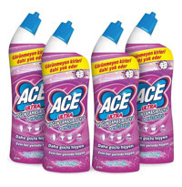Ace Ultra Yoğun Kıvamlı Kokulu Banyo-Mutfak İçin Konsantre Jel Çamaşır Suyu 4x810 ml