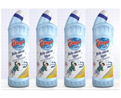 Bingo Kokusuz Banyo-Mutfak İçin Konsantre Jel Çamaşır Suyu 4x750 ml