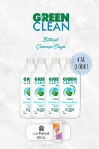 Green Clean Bitkisel Kokulu Banyo-Mutfak İçin Sıvı Çamaşır Suyu 4x1 lt
