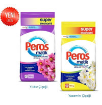 Peros Beyazlar ve Renkliler İçin 200 Yıkama Toz Deterjan 2 x 10 kg