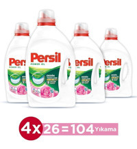 Persil Beyazlar ve Renkliler İçin 104 Yıkama Sıvı Deterjan 4x1.69 lt