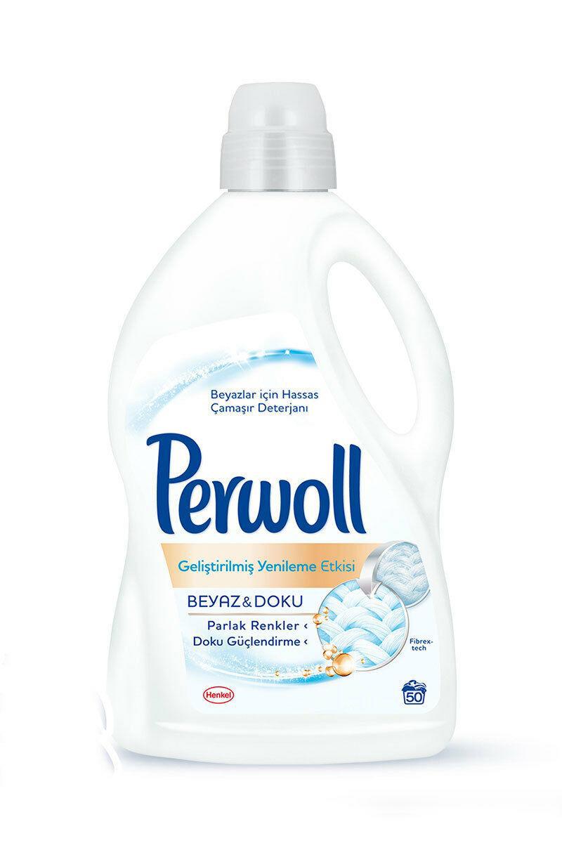 Perwoll Beyazlar İçin 50 Yıkama Sıvı Deterjan 3 lt