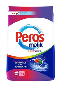 Peros Renkliler İçin 46 Yıkama Toz Deterjan 7 kg