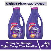 Yumoş Tüm Renkler İçin 84 Yıkama Sıvı Deterjan 2x2.52 lt