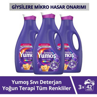 Yumoş Tüm Renkler İçin 126 Yıkama Sıvı Deterjan 3x2.52 lt