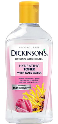 Dickinsons With Rose Water Hassas Ciltler İçin Aha+Bha Yüz Temizleyici Likit Tonik 473 ml