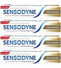 Sensodyne Tam Koruma Florürlü Diş Macunu 4x75 ml