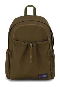 Jansport Lounge Pack Army 2 Gözlü Haki Lise Unisex Sırt Çantası