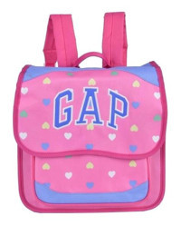 Gap Kids Puantiye Su Geçirmez Tek Gözlü Pembe Anaokulu Kız Sırt Çantası
