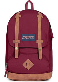 Jansport Cortland 3 Gözlü Bordo Lise Unisex Sırt Çantası