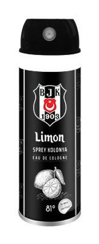 Beşiktaş Limon Sprey Kolonya 5x50 ml