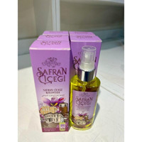 Turistik Klasik Safran Sprey Cam Şişe Kolonya 5x100 ml