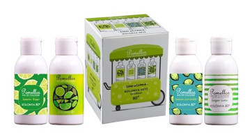 Pomellos 80 Derece Limon Kolonya 4x100 ml