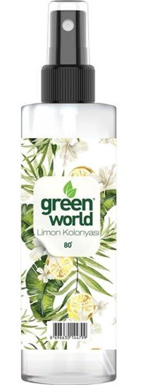 Green World Limon Sprey Kolonya 250 ml