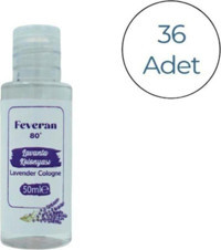 Feveran 80 Derece Lavanta Kolonya 36x50 ml